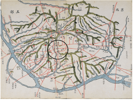 서소문의 조선시대 지도