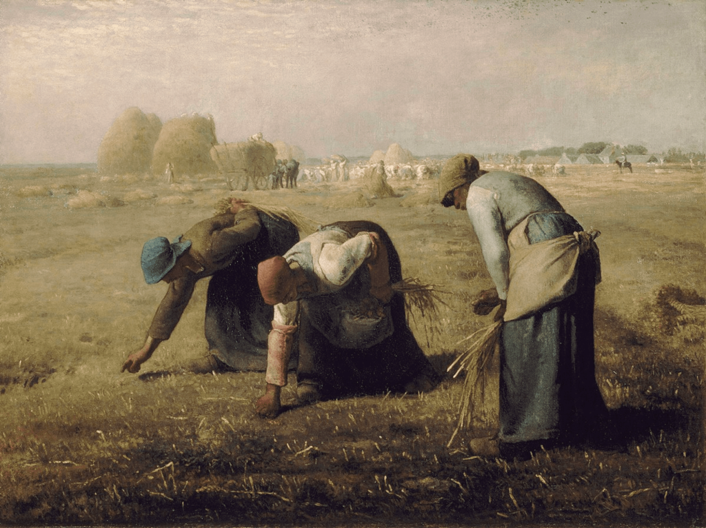장 프랑수아 밀레, “The Gleaners”, 1857