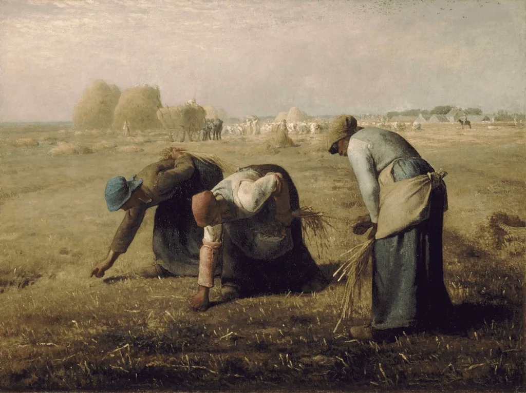 장 프랑수아 밀레, “The Gleaners”, 1857