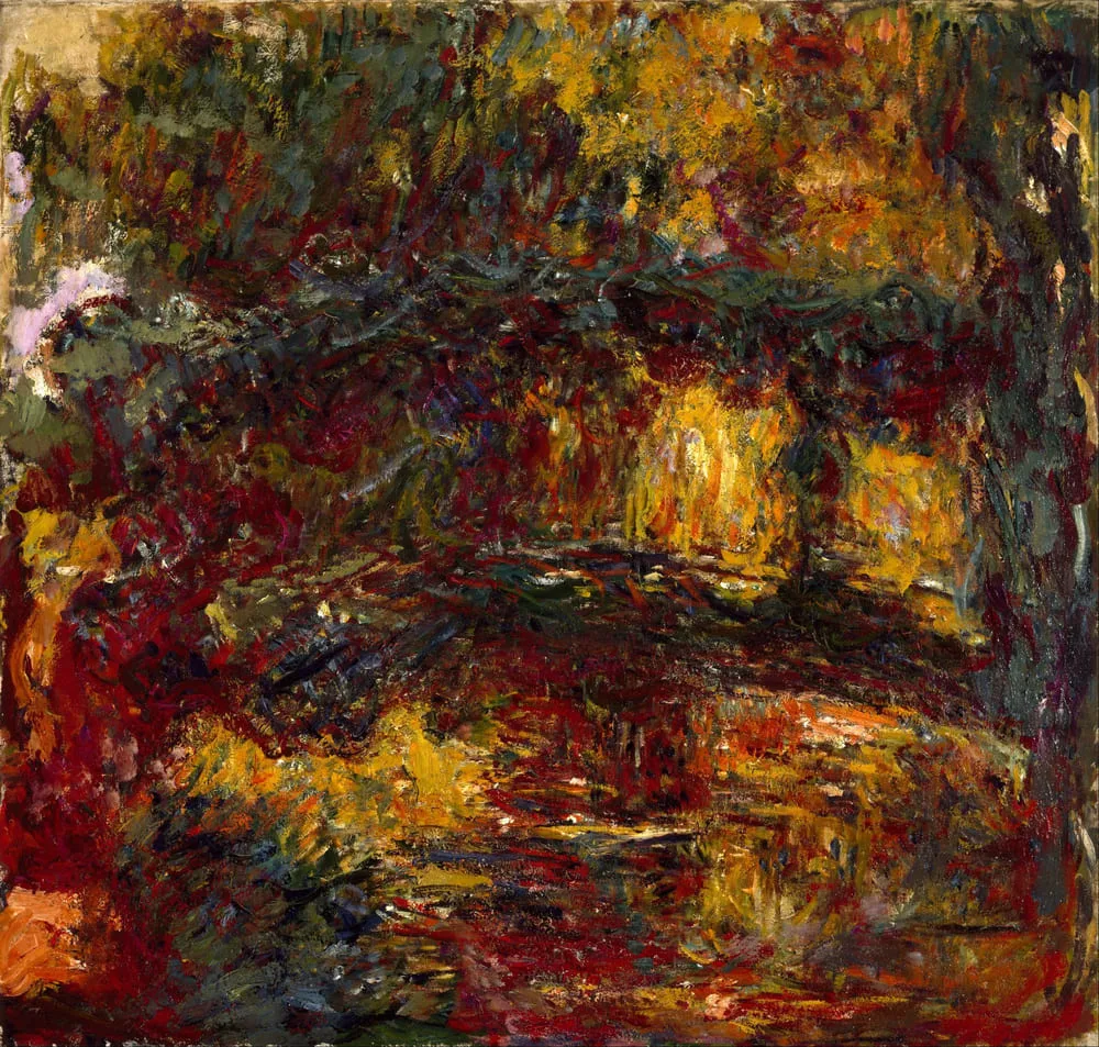 클로드 모네, “The Japanese Footbridge”, 1922
