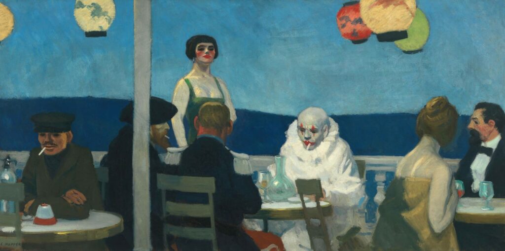 에드워드 호퍼, “푸른 저녁”, 1914