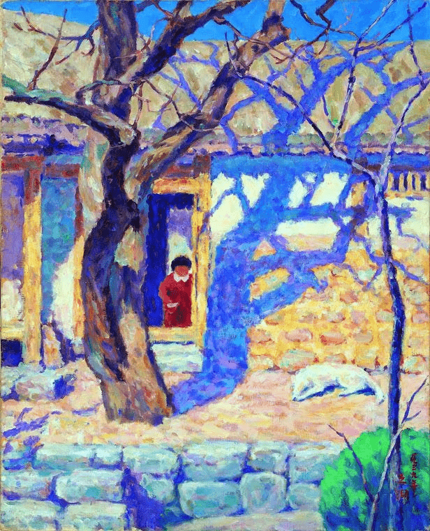 오지호, “남향집”, 1939, 유화, 국립현대미술관