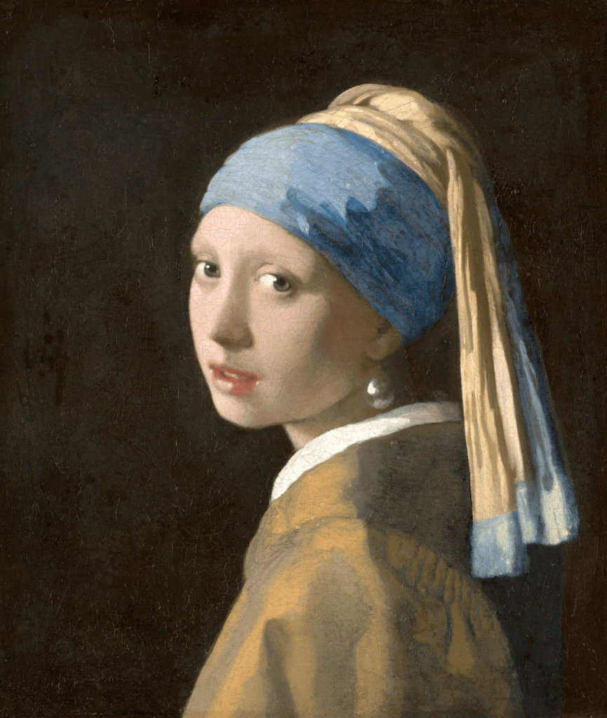 요하네스 페르메이르, "진주귀걸이를 한 소녀(Girl with a Pearl Earring)", 1665