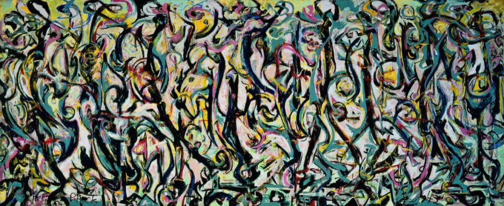 Jackson Pollock, ”Mural”, 1943. Gift of Peggy Guggenheim, 1959.