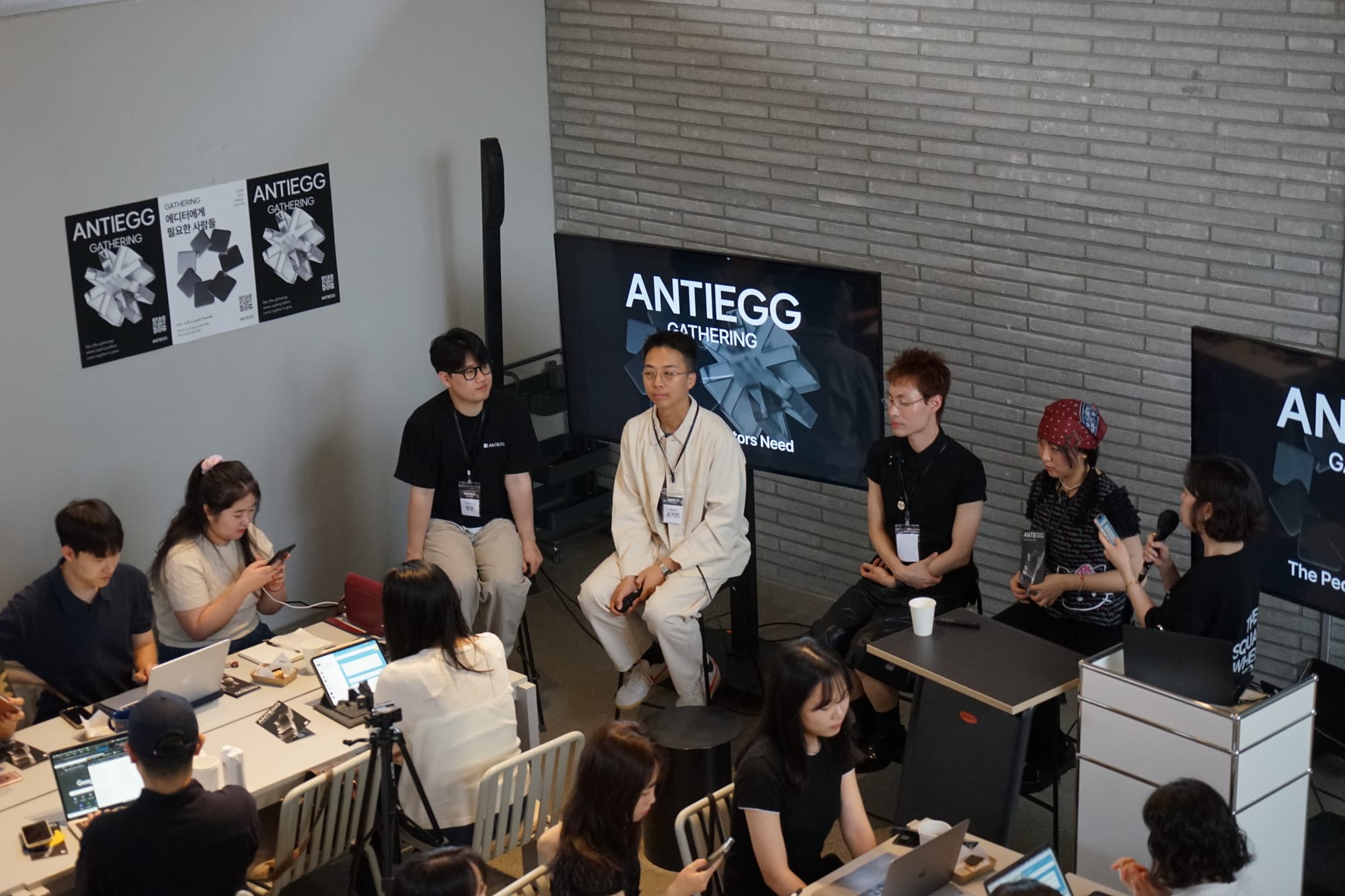 ANTIEGG 인스타그램 매거진 운영 원칙 패널 토크 현장