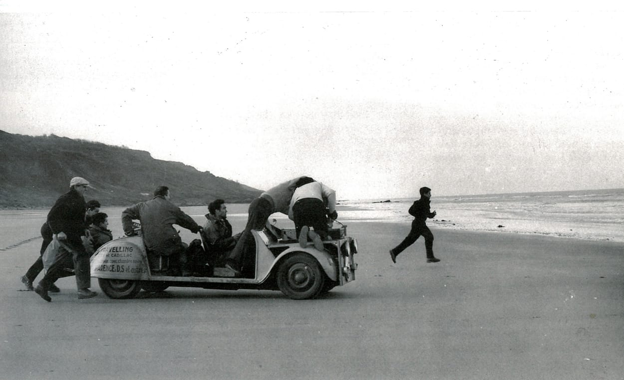 《400번의 구타》 촬영 장면