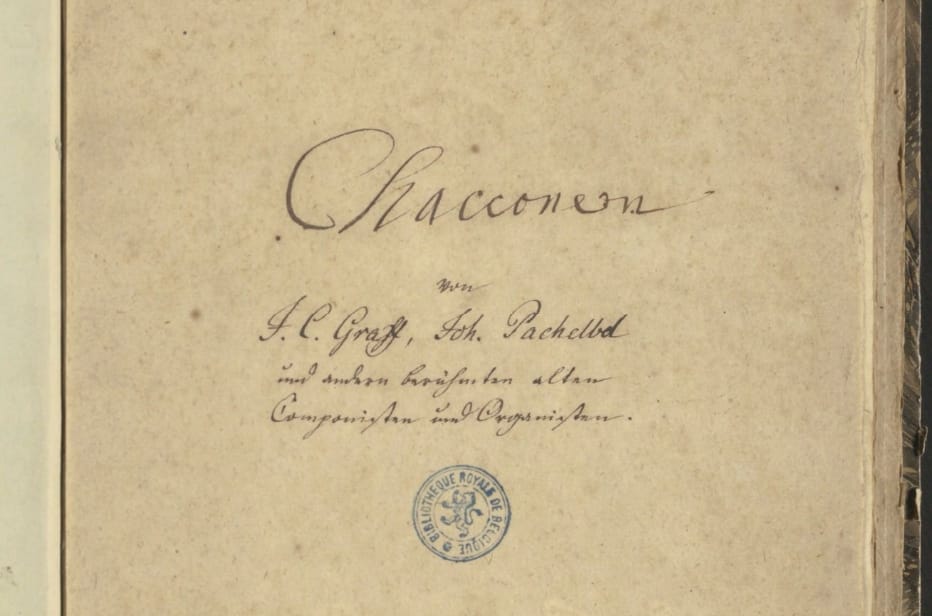 바흐 샤콘 악보