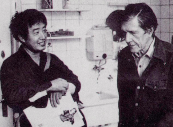  백남준과 존 케이지 / 이미지 출처: 아트센터 숨